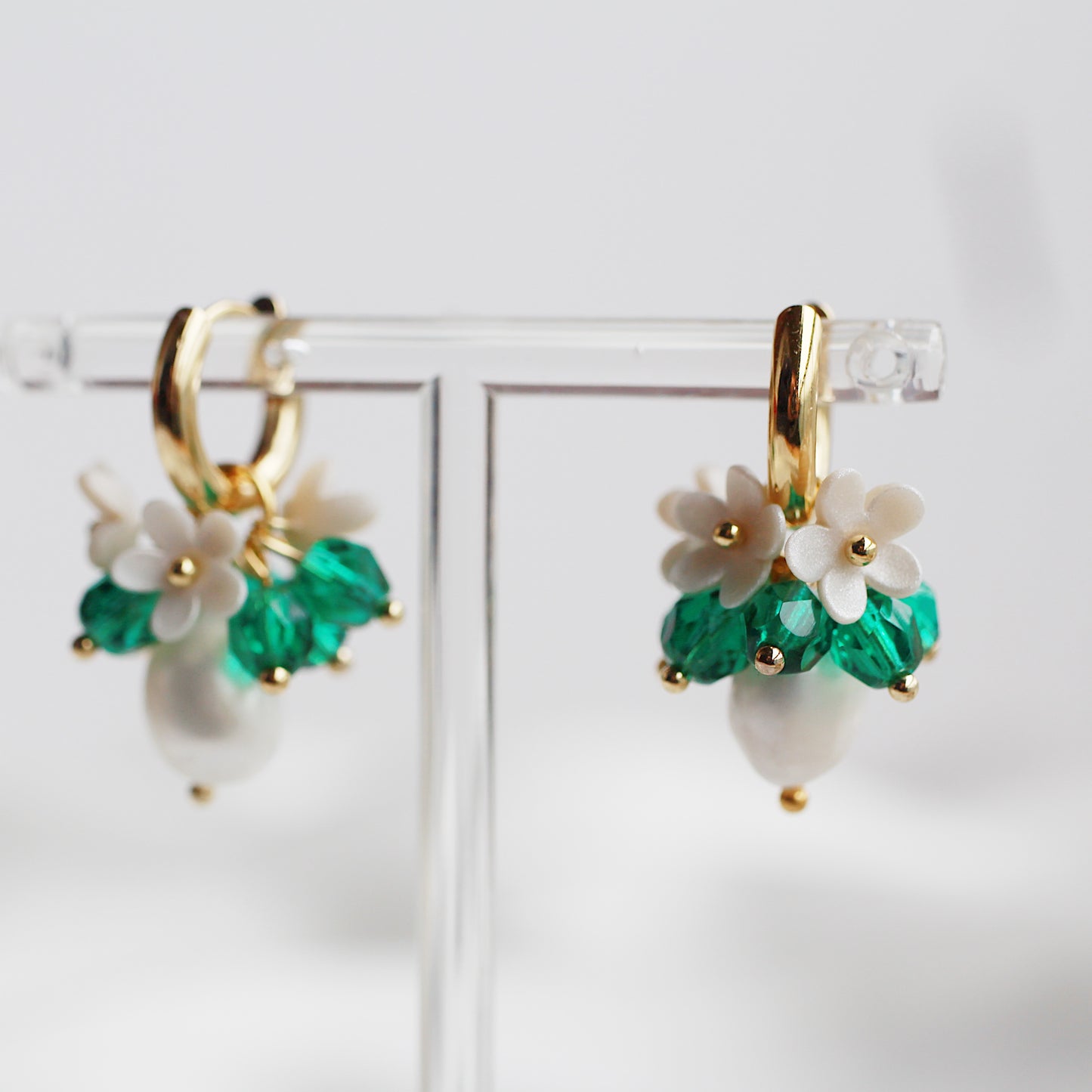 PRE-ORDER: Mindy in Emerald green, charms only