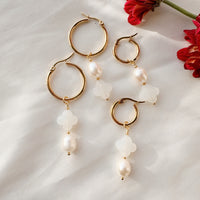 Lucky charm hoops: WHITE