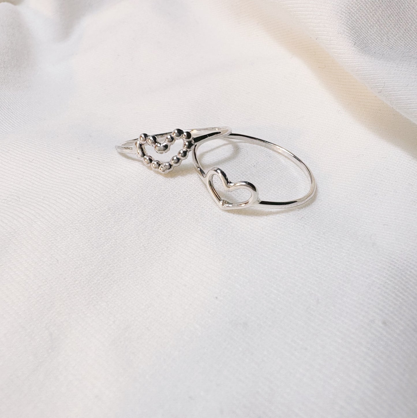 Sweetheart - Sterling silver super dainty ring