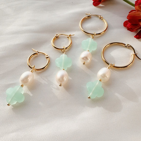 Lucky charm hoops: MINT