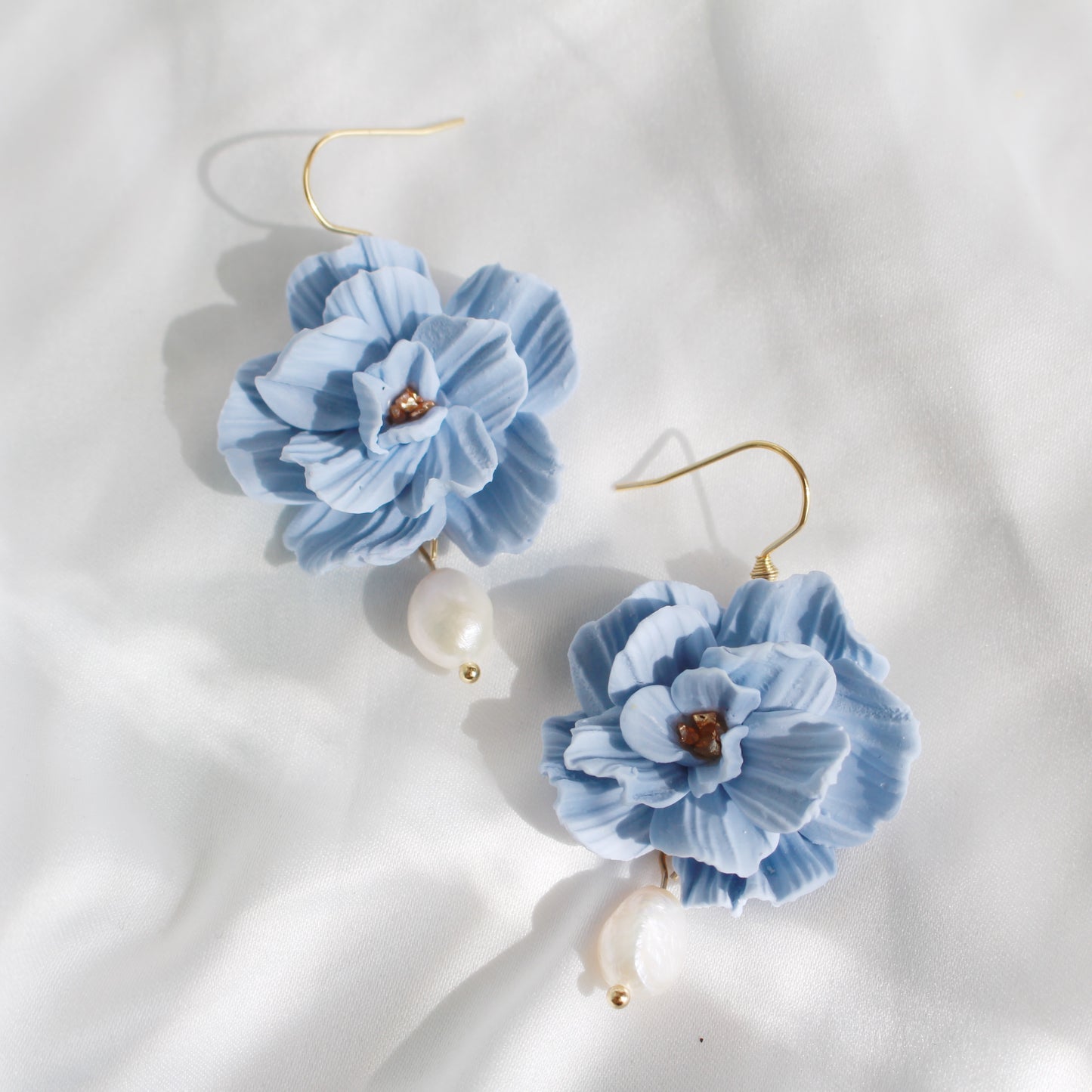 Snygga blommor: drömmande blå